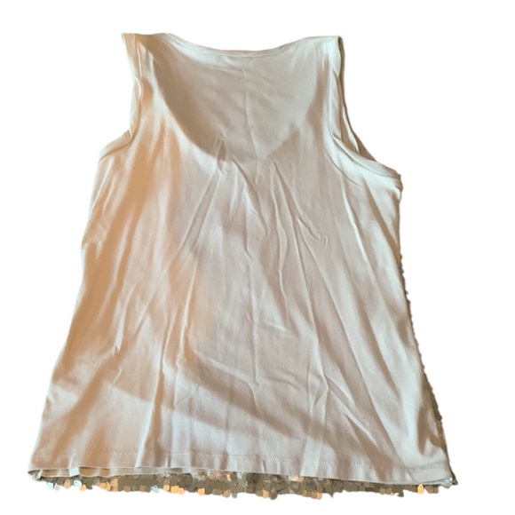 NY&C Collection Champagne Sequin Shirt - Picture 4 of 4